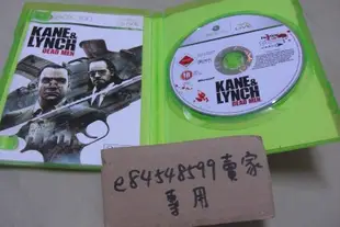 ★☆鏡音王國☆★ xbox360 x360 喋血雙雄 Kane & Lynch：Dead Men 歐版英文版 二手良品 光碟無刮