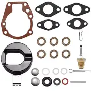 Carburetor Kit w/ Float For Johnson Evinrude 5 5.5 6 7.5 10 15 18 hp Engine