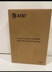 AT&T TL88002 DECT 6.0 2-Line Cordless Handset Accessory Phone For TL88102