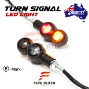 AU Emark For Yamaha Smoke Trifi LED Turn Signals Red Rear Brake Light