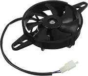 Mikinona Oil Cooler Fan Outdoor Fan Sports Cooler Air Cooler Oil Cooler with Fan Coolers with Wheels Motorcycle Radiator Fan Motorcycle Oil Cooler Utv Atv Cooling Fan Control Black Plastic