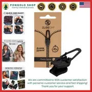 Eco-Friendly Black Zipper Slider - Instant Replacement for Plastic Zippers