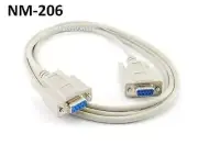 6ft DB9 Female/Female Null Modem Cable / Cord, CablesOnline NM-206
