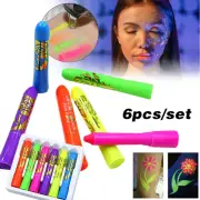 Face Paint Stick Glow In The Dark Colours Body Paint Pen Tattoo Party Makeup Toy