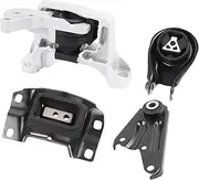 QRYIPPDM Engine Motor Mount Transmission Mount Torque Strut Mount Set Compatible with 2012-2013 Mazda 3 GS-Sky 2.0L & 2012-2013 Mazda 3 i 2.0L 4pc / GPBFD139060B A4418 A4405 A4421