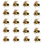 LOT 20 Lure Foam Bumble Bee Nymph Trout Flies Fly fishing Hook 10#