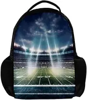 Travel Backpacks for Women,Mens Backpack,American Football Soccer Stadium,Backpack, Y5fu7igvtrmh, 10.8x5.1x15.8 in