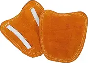 2pcs Heat Resistant Leather Welding Boot Covers Safety Shoe Protectors for High Temperature Work Scald Foot Guards for Industrial Tasks