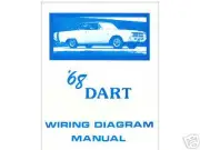 1968 68 DODGE DART WIRING DIAGRAM MANUAL