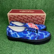 VANS New Off The Wall Bolt Lightning Blue SZ M9 W10.5 Sneaker Skateboard Shoes