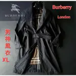 二手／XL碼／原價約8萬5／近新品／英國BURBERRY ／男神風衣／日本製