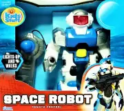 TOYS - EXCITE KIDS STUFF - REMOTE CONTROL SPACE ROBOT - LIGHTS UP & WALKS - NEW