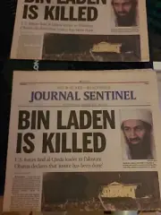Milwaukee Journal Sentinel Bin Laden Killed 2011 RARE Newspaper Collectors