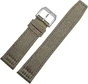 [EKSIL] For IWC Pilot Spitfire Timezone TopGun Strap Green Black Belts Wristwatch Straps 20mm 21mm 22mm Nylon Canvas Fabric Watch Band