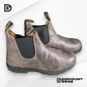 Blundstone 1469 Unisex Classic Chelsea Boots Steel Grey - Size USAM 14
