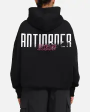 [The Anti Order] The Anti Order Ryuken Boxy Hoodie Black - Size 2XL 2XL Black