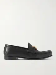 [Valentino Garavani] Valentino Garavani - Vlogo Signature 20 Leather Loafers - Black - IT40.5 IT 40.5 Black