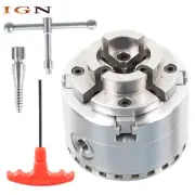 1" x 8TPI For the Lathes 2.75" Lathe Chuck Self-Centering 4-Jaw Keyed