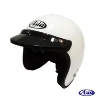 在飛比找momo購物網優惠-【ASIA】A706 精裝素色細條安全帽(白)