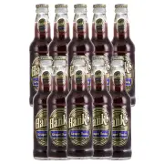 Hank's Genuine Gourmet Grape Soda, 12 fl oz Bottles - 10 Pack