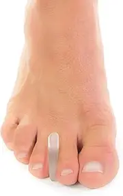 ZenToes Toe Separators for Bunion Pain Relief Set of 6 Flared Gel Straighteners Align Toes and Prevent Corns and Blisters (Small)
