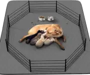 Washable Puppy Dog Pee Pad, 2Pack 34" X52" Waterproof Whelping Training Pet M...