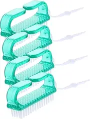 CANIGHT 4pcs Manicure Kit Nail Cleaning Brush Handle for Nails Nail Scrubbing Brush