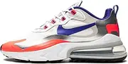 [Nike] Womens Air Max 270 React Running Trainers CW3094 Sneakers Shoes (UK 3.5 US 6 EU 36.5, White Racer Blue Flash Crimson 100) 100