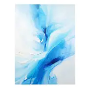 Blue Abstract Art Canvas Print