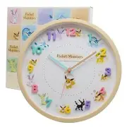 2926223 Pocket Monster Eevee Friends Wall Clock, Beige, Analog, Quiet,