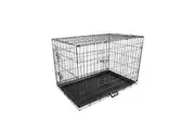 Paw Mate Wire Dog Cage Foldable Crate Kennel 24in with Tray