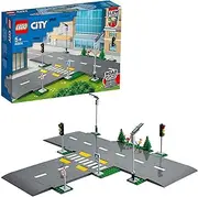 LEGO City Road Plates 60304 Building Kit, Toy for Kids
