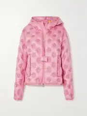 [Moncler Genius] Moncler Genius - + 1 Jw Anderson Abbotts Hooded Quilted Shell Down Jacket - Pink - 1 1 Pink