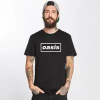 在飛比找蝦皮商城優惠-Oasis Logo 短袖T恤 黑色 綠洲合唱團 英搖 英國