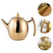 Stainless Pot Tea Restaurant Teapot Office Travel with Infuser