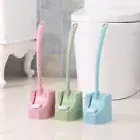 Household Toilet Brush Set Long Handle Double Head No Dead End Cleaning Brush CR