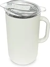 Served Vacuum Insulated Stainless Steel Pitcher with Lid (2L). Keep Drinks Cold for Hours in Insulated Pitcher that is Double-Walled, Copper-Lined, and Vacuum-Sealed with Leak-Proof Lid.