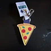 Aldi quarter holder keychain slice of pizza coin holder cart quarter holder new