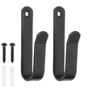 Snowboard Wall Mount Clips, 2Pcs Surfboard Skateboard Display Stand, Black