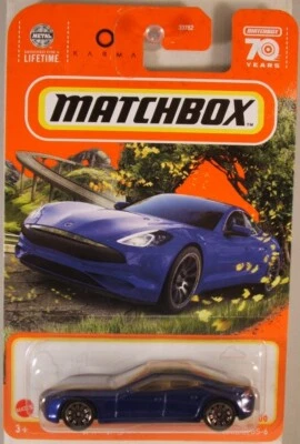 MATCHBOX #43 (Fisker) Karma GS-6 (Revero), 2023 issue (NEW in BLISTER)
