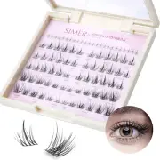 Lash Clusters 72 Pcs Cluster Lashes Natural Look DIY Eyelash Extension Manga Ind