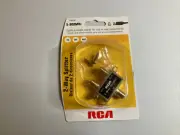 RCA Passive VH476 5-900MHz Cable Splitter 1 Input 2 Output Ships from USA New
