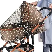 Stroller Mesh ,Small Crib Mesh Set - Breathable Reusable Rocking Chairs Honeycomb Mesh for Child Car Seats