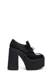 [Widow] Ignorance Is Bliss Platform Loafers - Black
