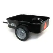 Black Steel Pedal Tractor Trailer with Decals by ERTL 12994