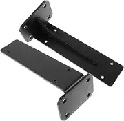 LABRIMP 2pcs Decorative Shelf Brackets Angled Triangle Support for Floating Shelves Invisible Design for Wall Mounted Storage Durable Material Space Saving for