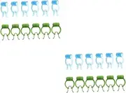 DOITOOL Sets Ergonomic Nosebleed Stoppers Nose Clamp Clips Breath Accessories Easy to Use Portable Nose Stop Clips Pcs