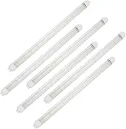 12V DC T8 4000K Led Tube Light 18inch 7W 4000K Natural White,F15T8 Florescent Tube Replacement for Automotive RV Marine Boat (6 Packs)