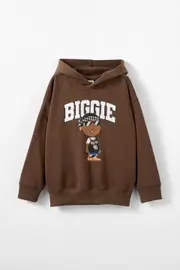 [Cotton On Kids] Cotton On Kids - License Sammy Oversize Hoodie - Lcn mt hot choccy/biggie 9-10 LCN MT HOT CHOCCY/BIGGIE