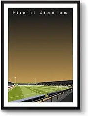 GroundDesigns Burton Albion Gift Pirelli Stadium Football Art Print